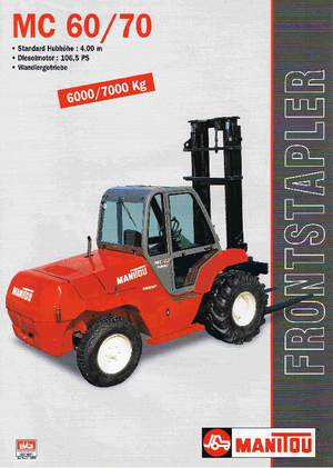 Terenowe wózki widłowe Manitou MC 70 T PS