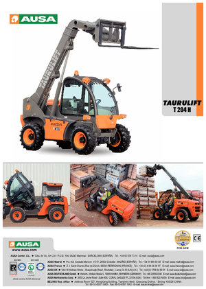 Terenowe wózki widłowe Ausa T 204 H X4