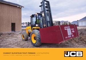 Terenowe wózki widłowe JCB 926