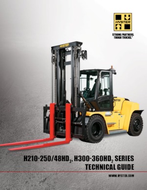 Terenowe wózki widłowe Hyster H330HD2