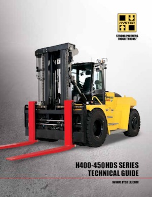 Terenowe wózki widłowe Hyster H400HD
