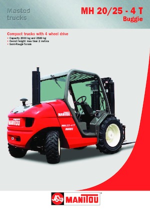 Terenowe wózki widłowe Manitou MH 20-4 T Buggie