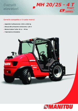 Terenowe wózki widłowe Manitou MH 20-4 T Buggie