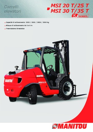 Terenowe wózki widłowe Manitou MSI 25 T