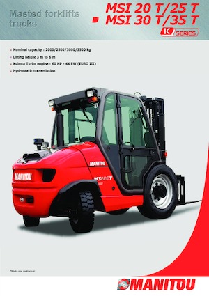 Terenowe wózki widłowe Manitou MSI 30 T