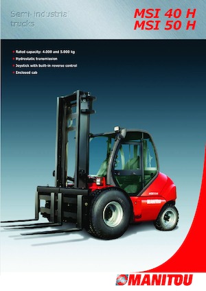 Terenowe wózki widłowe Manitou MSI 50 H