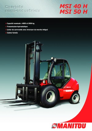 Terenowe wózki widłowe Manitou MSI 50 H