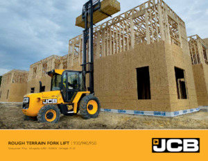 Terenowe wózki widłowe JCB 950