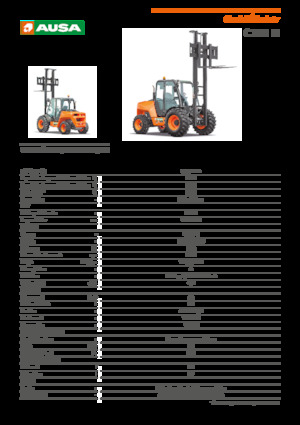 Terenowe wózki widłowe Ausa C 351 H x4