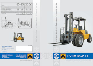 Terenowe wózki widłowe Desta DV 35 T4
