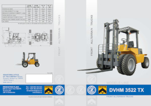 Terenowe wózki widłowe Desta DV 35 T4