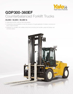 Terenowe wózki widłowe Yale GP330EF
