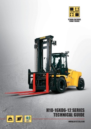 Terenowe wózki widłowe Hyster H16XD6