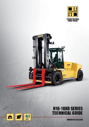 Terenowe wózki widłowe Hyster H18XD7.5