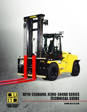 Terenowe wózki widłowe Hyster H360XD