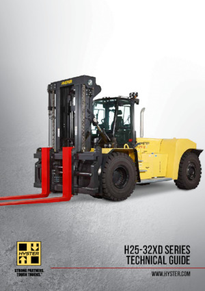 Terenowe wózki widłowe Hyster H32XD9