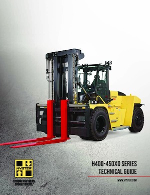 Terenowe wózki widłowe Hyster H400XD36