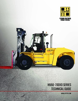 Terenowe wózki widłowe Hyster H650XD36