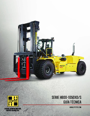 Terenowe wózki widłowe Hyster H900XDS48
