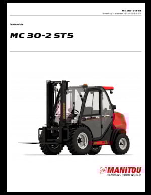 Terenowe wózki widłowe Manitou MC 30-2