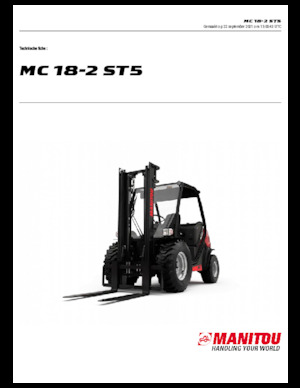 Terenowe wózki widłowe Manitou MC 18-2
