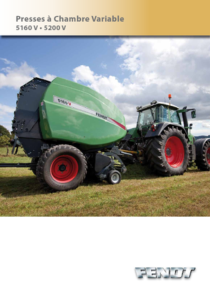 Prasy rolujące Fendt 5160 V Rotor