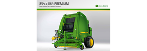 Prasy rolujące John Deere 854 Premium