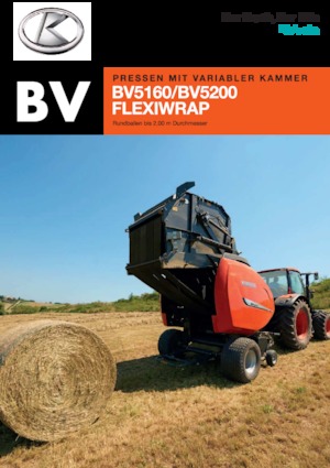 Prasy rolujące Kubota BV5160 SC 14