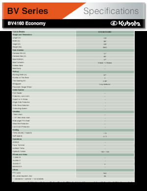 Prasy rolujące Kubota BV4160 Econo