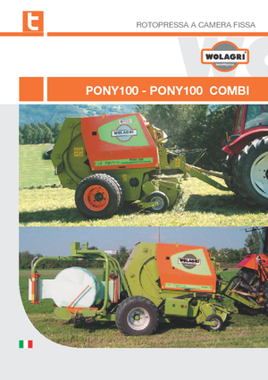 Prasy rolujące Wolagri Pony 100 Combi