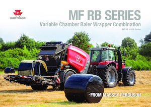 Prasy rolujące Massey Ferguson RB 4160V Protec