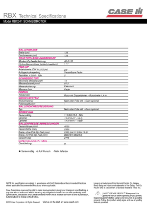 Prasy rolujące Case IH RBX 341 IS