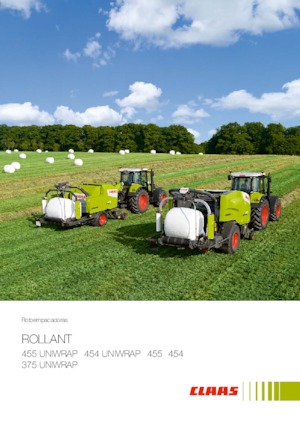 Prasy rolujące Claas Rollant 455 RC Uniwrap 