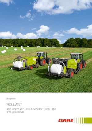 Prasy rolujące Claas Rollant 455 RC Uniwrap 