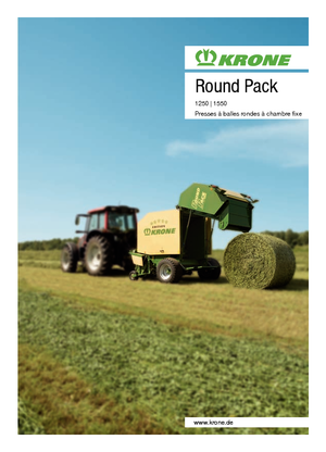 Prasy rolujące Krone Round Pack 1250 MC
