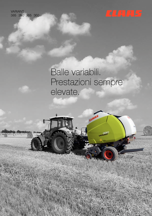 Prasy rolujące Claas Variant 365 RC Pro