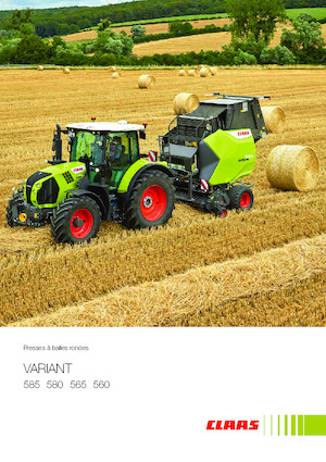 Prasy rolujące Claas Variant 560 RF