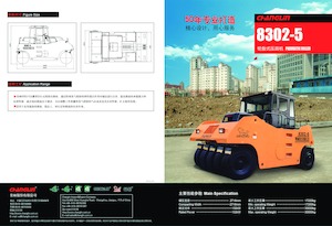 Walce na gumowych kołach Changlin 8302-5