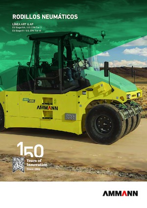 Walce na gumowych kołach Ammann ART 280 T3
