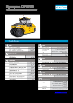 Walce na gumowych kołach Dynapac CP 2700