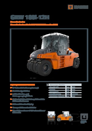 Walce na gumowych kołach Hamm GRW 180i-12 H