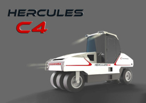 Walce na gumowych kołach Corinsa Hercules C4 