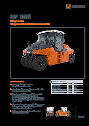 Walce na gumowych kołach Hamm HP 180i