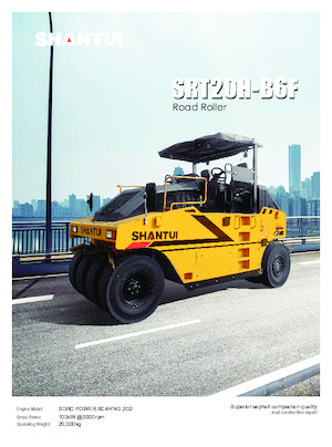 Walce na gumowych kołach Shantui SRT20H-B6F 