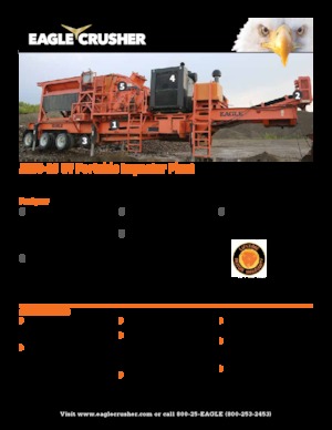 Urządzenia do recyklingu gruzu budowlanego Eagle Crusher 1200-25 CV