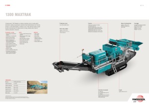 Urządzenia do recyklingu gruzu budowlanego Powerscreen 1300 Maxtrak
