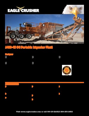 Urządzenia do recyklingu gruzu budowlanego Eagle Crusher 1400-45 OC