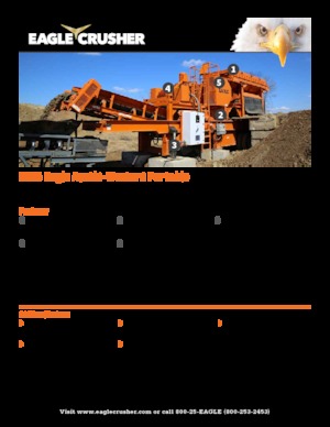 Urządzenia do recyklingu gruzu budowlanego Eagle Crusher 2036 Eagle