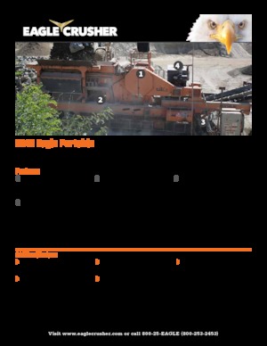 Urządzenia do recyklingu gruzu budowlanego Eagle Crusher 3242 Eagle