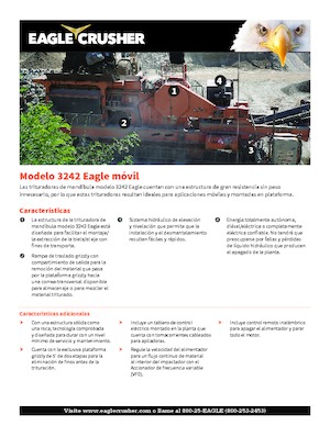 Urządzenia do recyklingu gruzu budowlanego Eagle Crusher 3242 Eagle